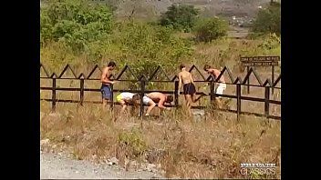 play The nymphomaniac friend penetrated in the pussy and fixed in the ass of two