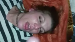 play Real Amateur MILF Chokes on Husband's Huge Cock: Cumshot Deepthroat Blowjob
