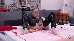play Mature British Man Mike Essex's Dildo and Vibrator Anal Adventure