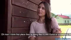 Odtwórz Euro Babe Talia Mint przyłapana na brudnej sesji ruchania na świeżym powietrzu