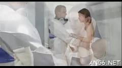 Play Brunette Teenager Takes Hardcore Dick in Doggystyle