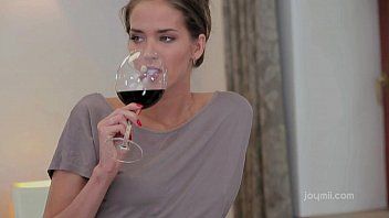 play Xxx with a girl after serving a glass of wine